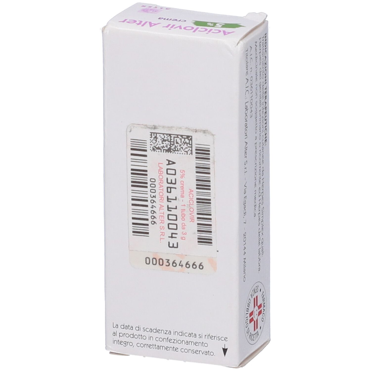 ACICLOVIR ALTER 5% crema