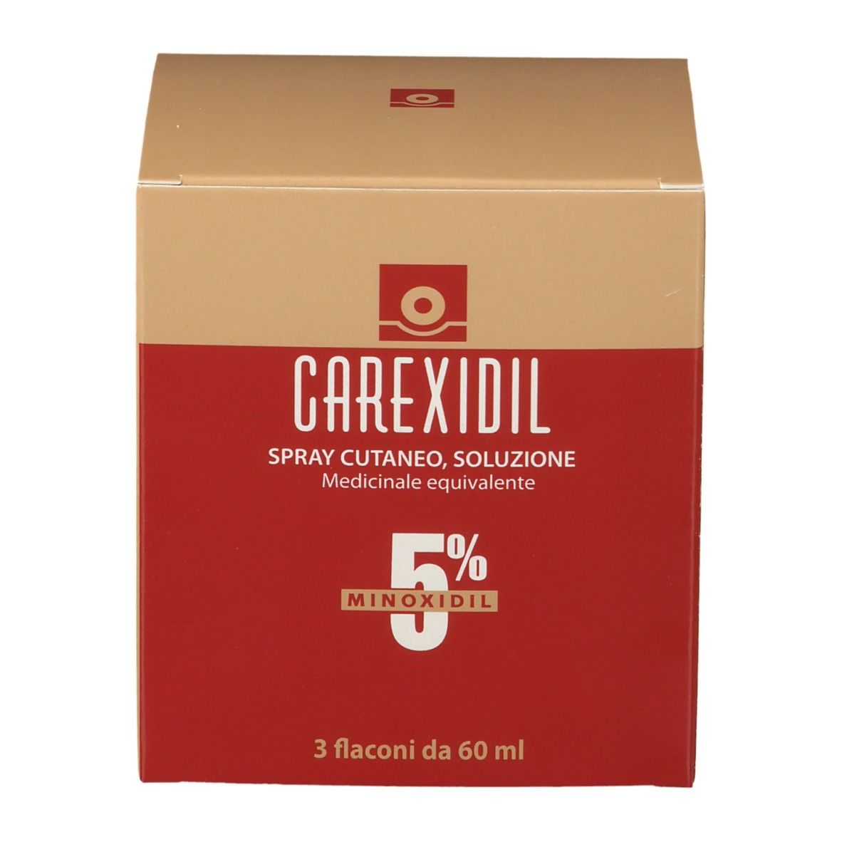 CAREXIDIL 5% Spray Cutaneo, Soluzione