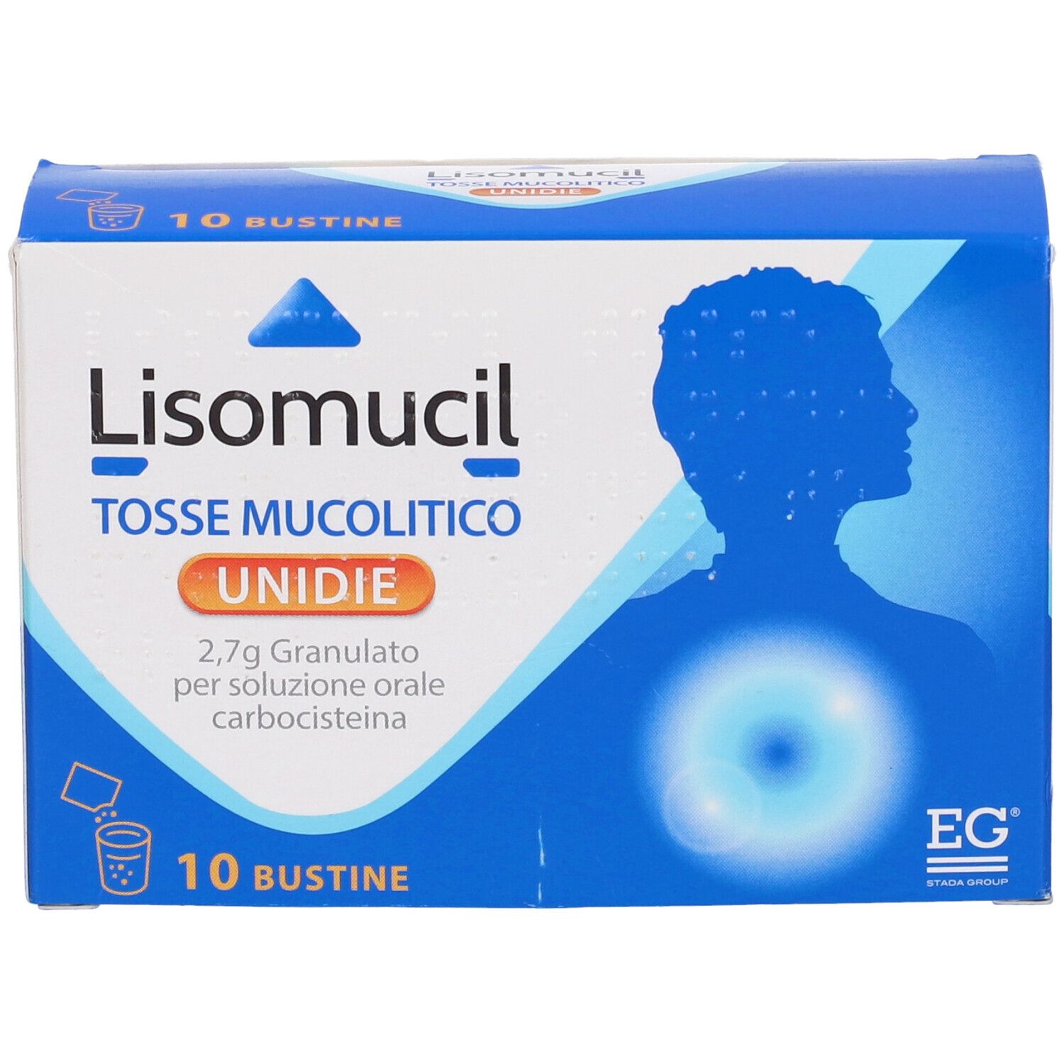 Lisomucil Tosse Mucolitico Unidie 2,7 g granulato per soluzione orale