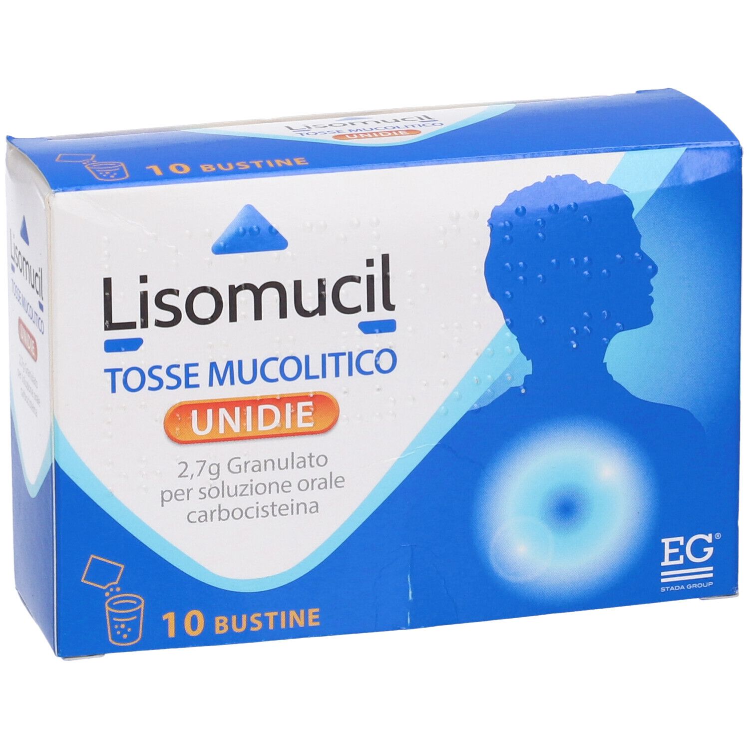 Lisomucil Tosse Mucolitico Unidie 2,7 g granulato per soluzione orale