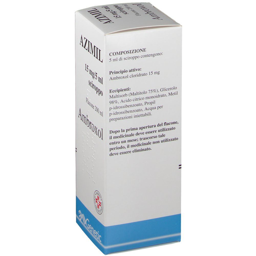AZIMIL 15 mg/5 ml Sciroppo Ambroxol