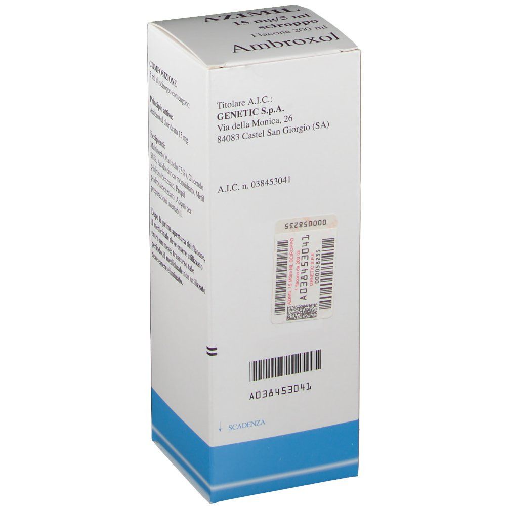 AZIMIL 15 mg/5 ml Sciroppo Ambroxol