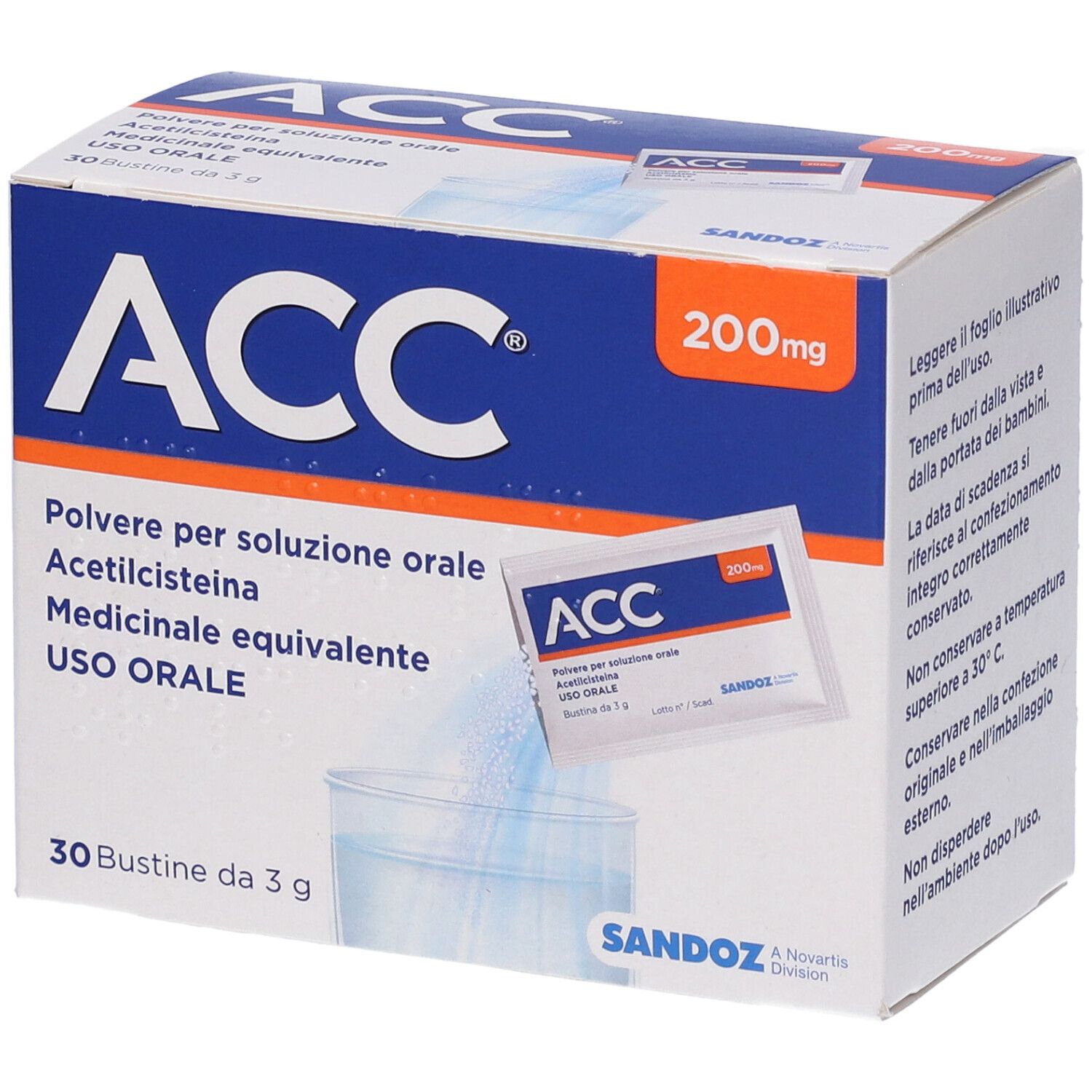 ACC 200 mg polvere per soluzione orale