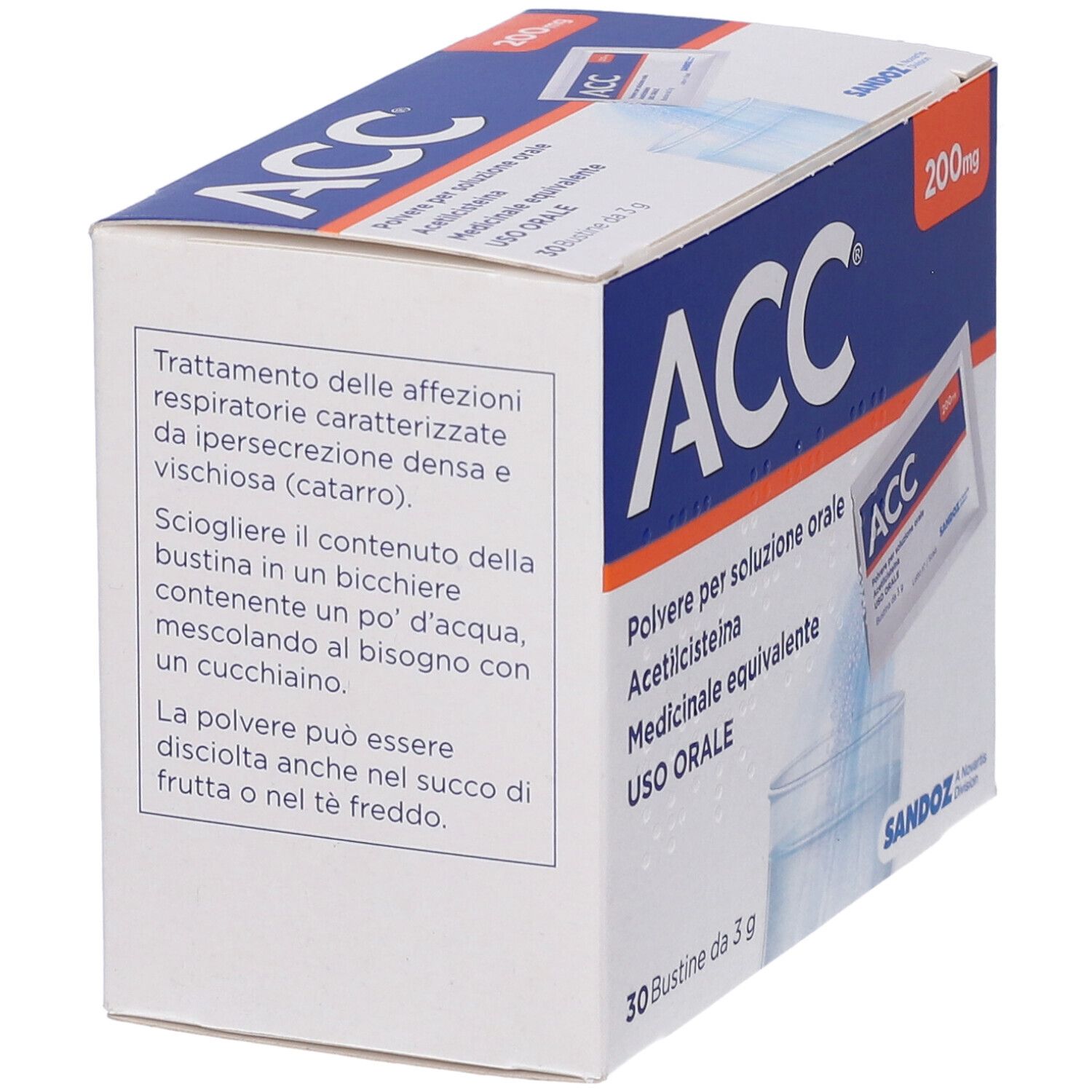 ACC 200 mg polvere per soluzione orale