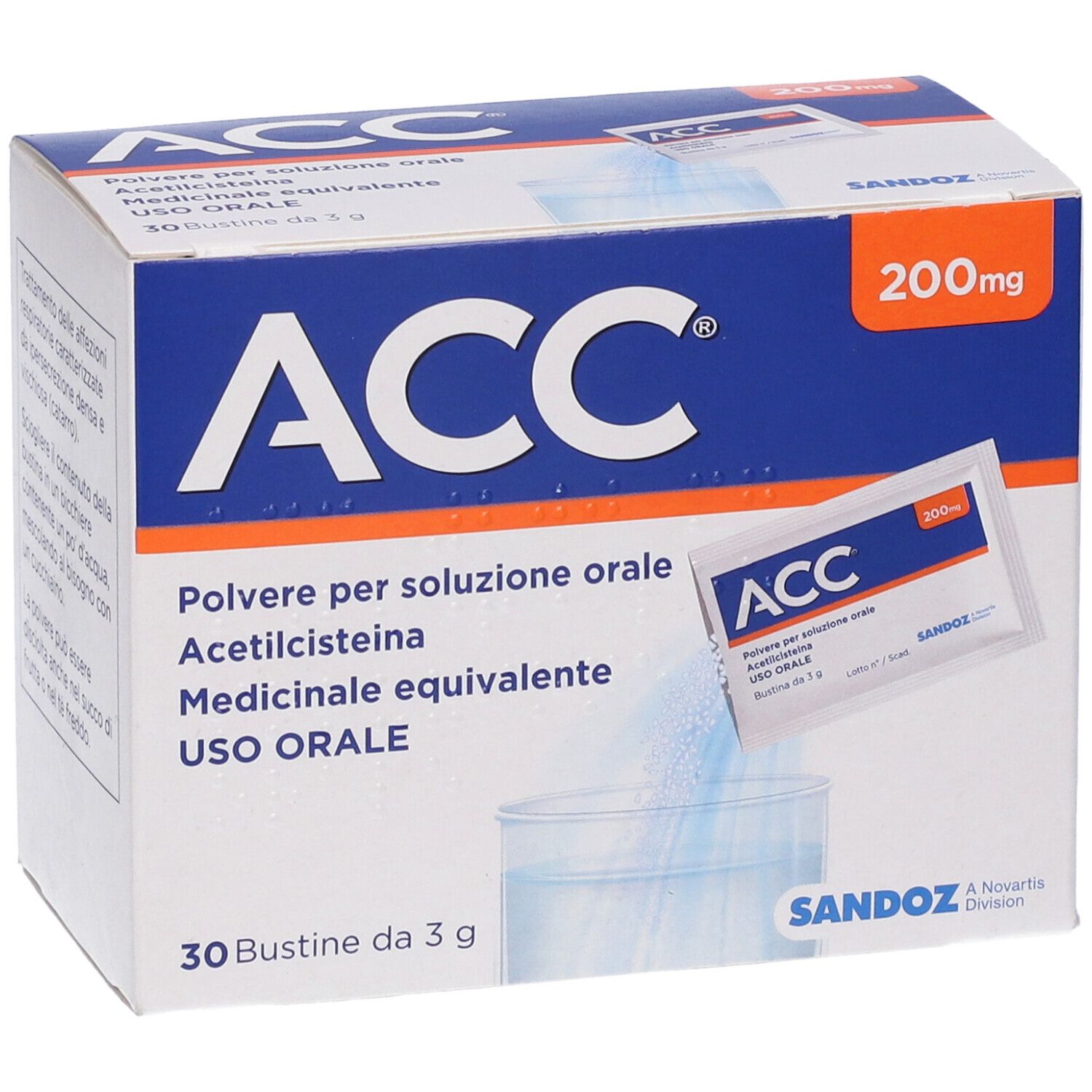 ACC 200 mg polvere per soluzione orale