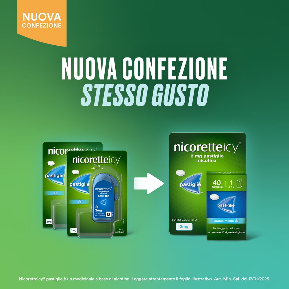 Nicoretteicy 2 mg Pastiglie