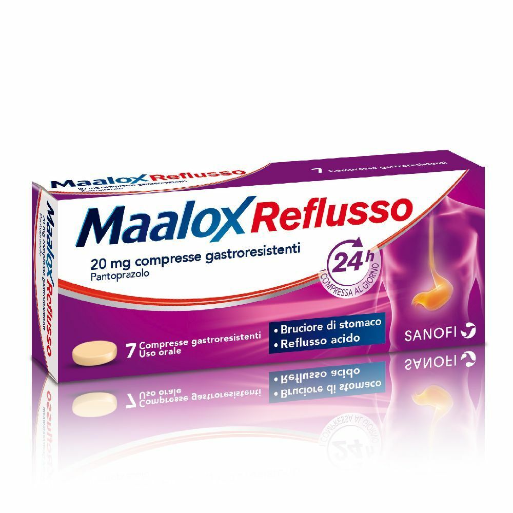 Maalox Reflusso 20 mg 7 Compresse
