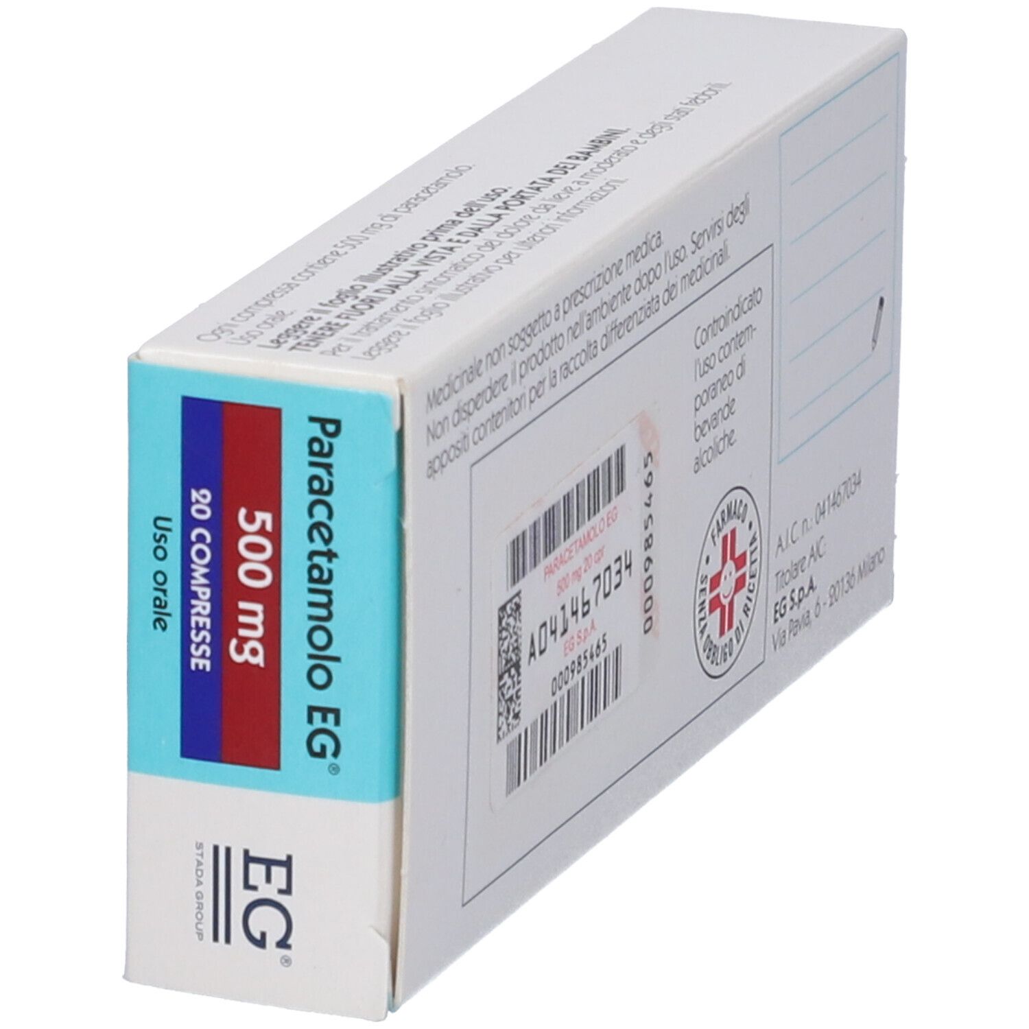 PARACETAMOLO EG 500 mg compresse