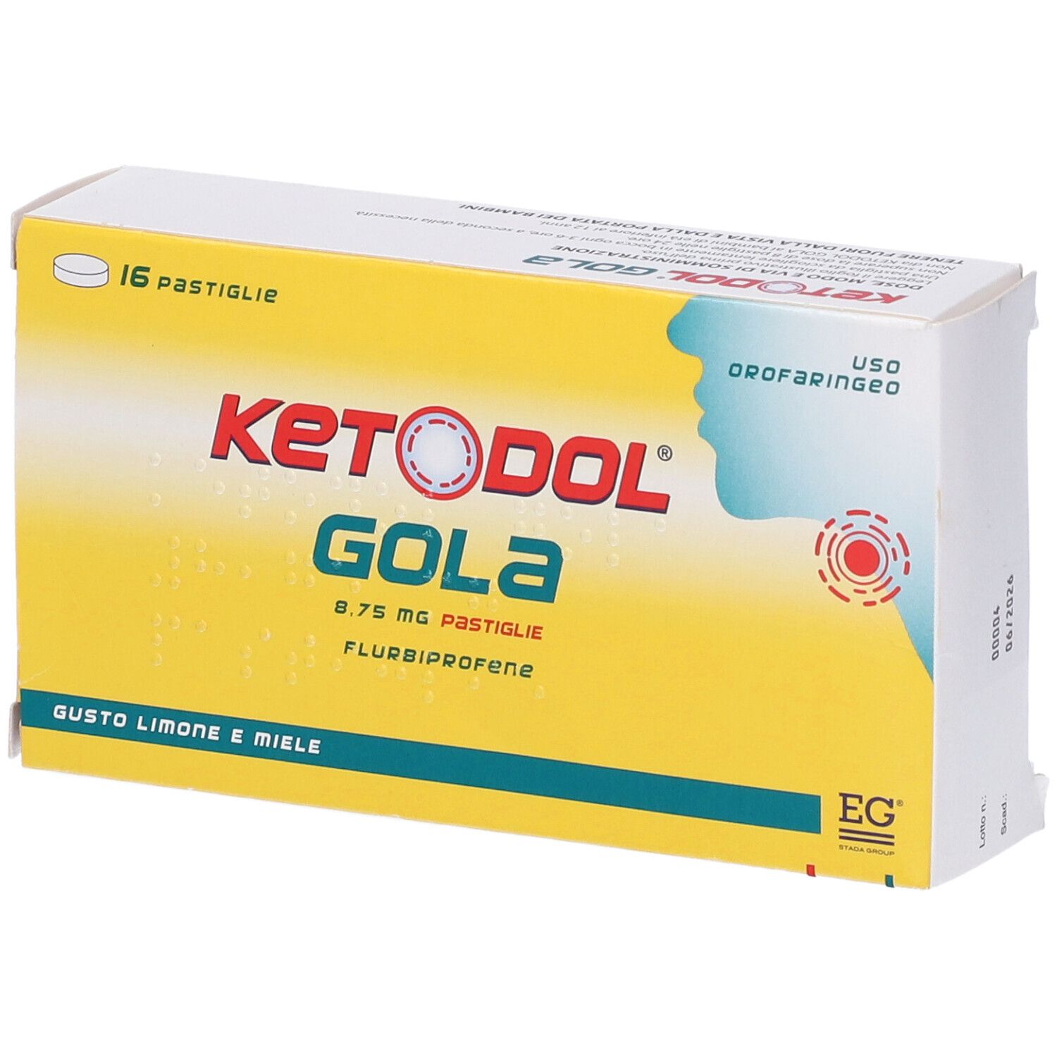 KETODOL GOLA 8,75 mg pastiglie gusto limone e miele