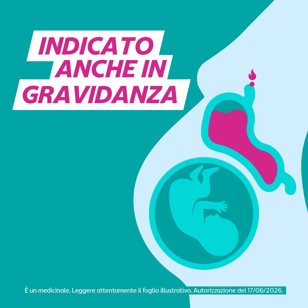 Gaviscon indicato anche in gravidanza, mostra una donna incinta.
