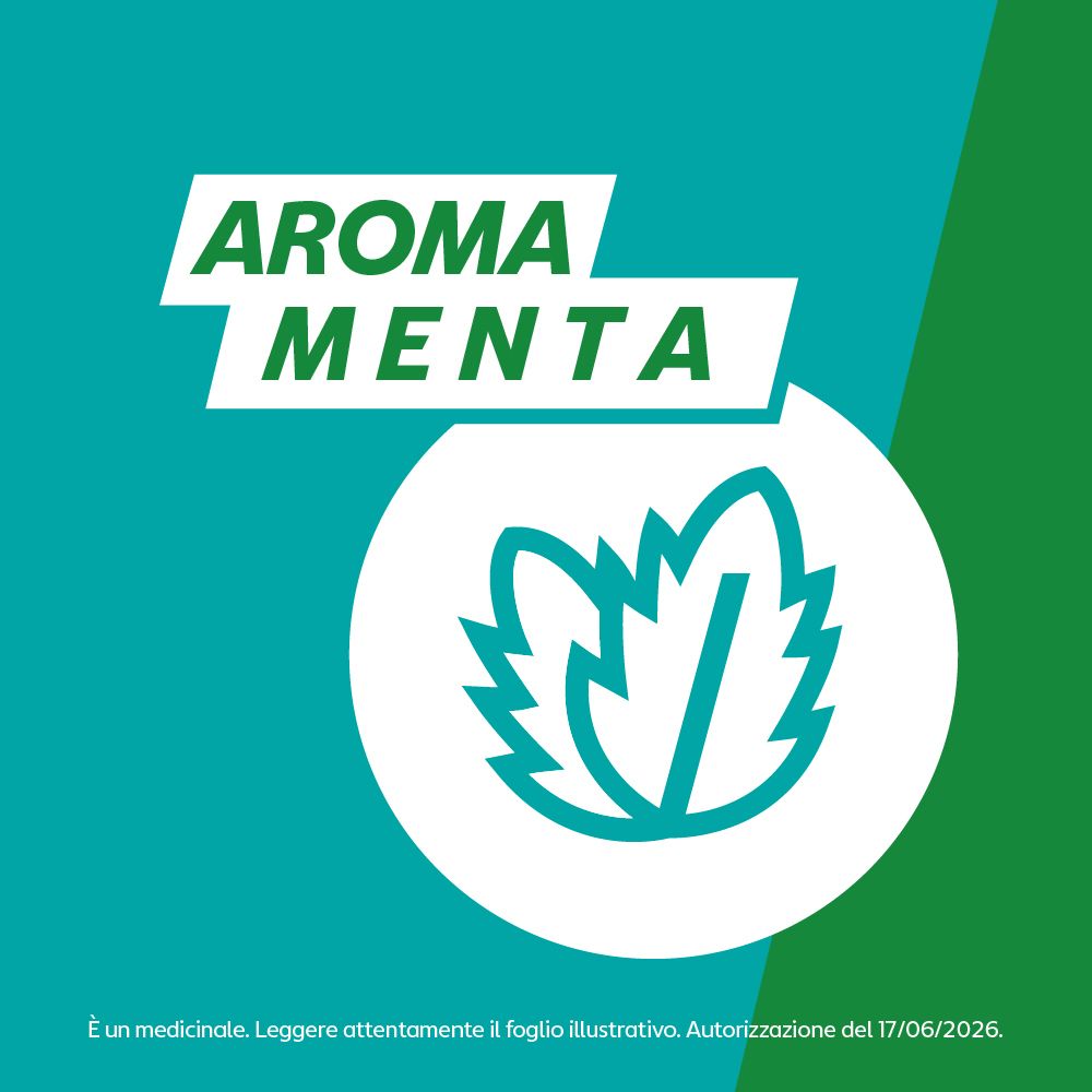 Compresse masticabili Gaviscon al gusto menta.