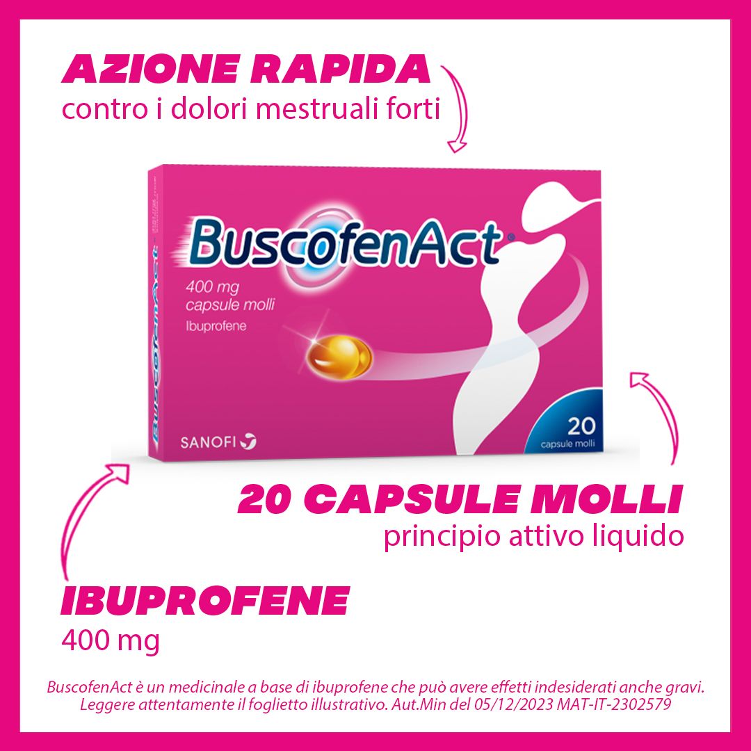 BuscofenAct® 400 mg Capsule Molli