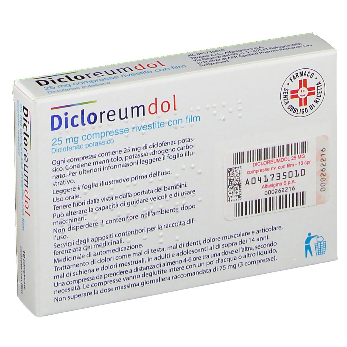 Dicloreumdol 25 mg