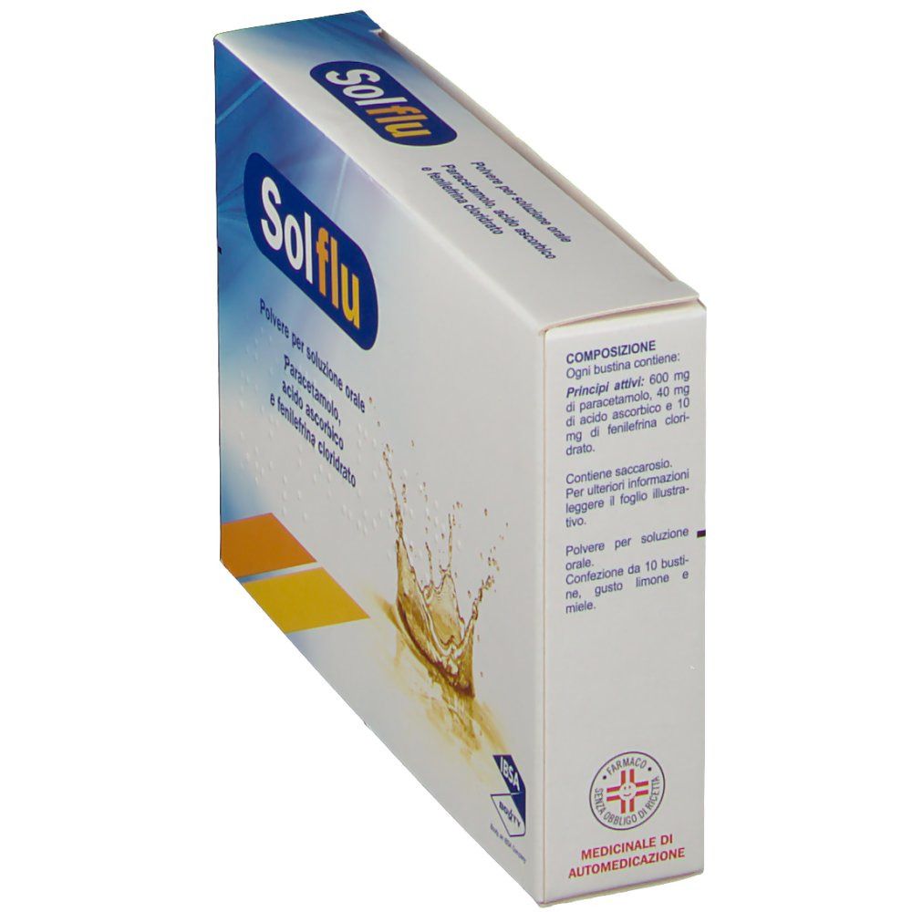 Solflu gusto limone e miele 10 bustine
