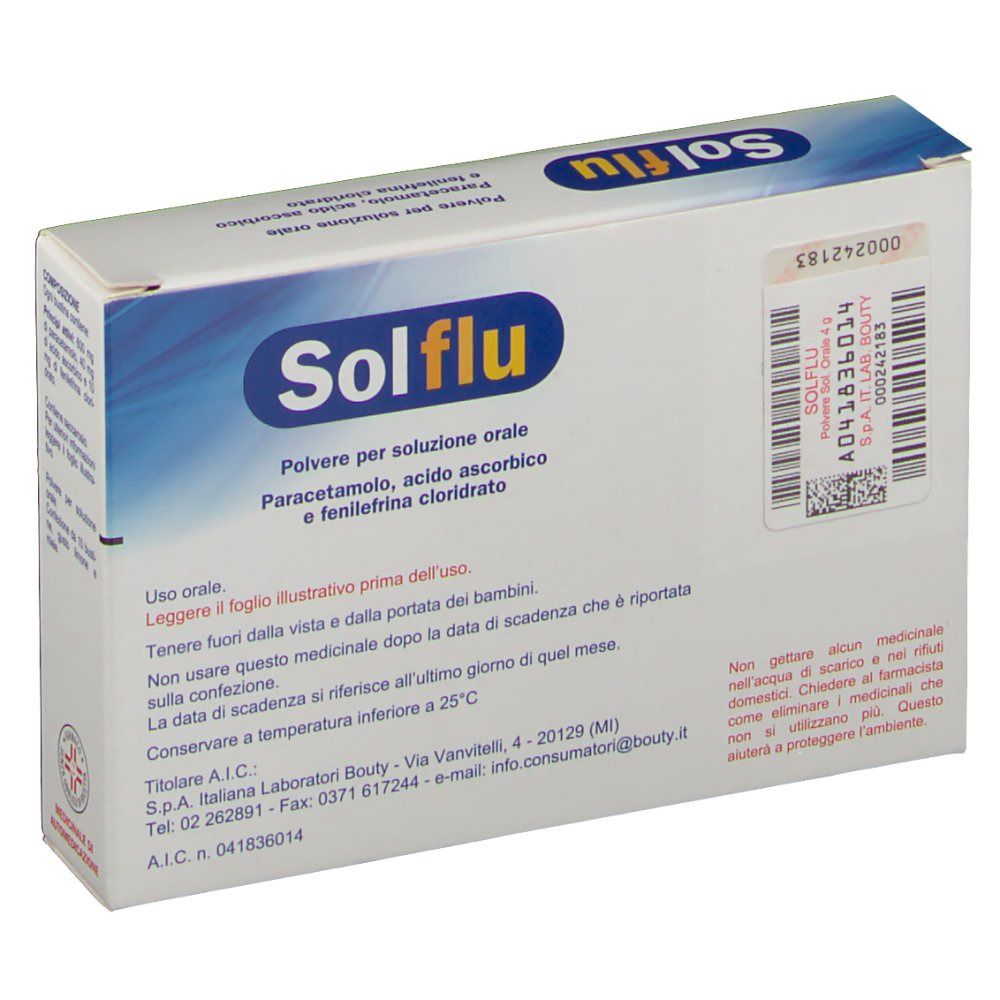 Solflu gusto limone e miele 10 bustine