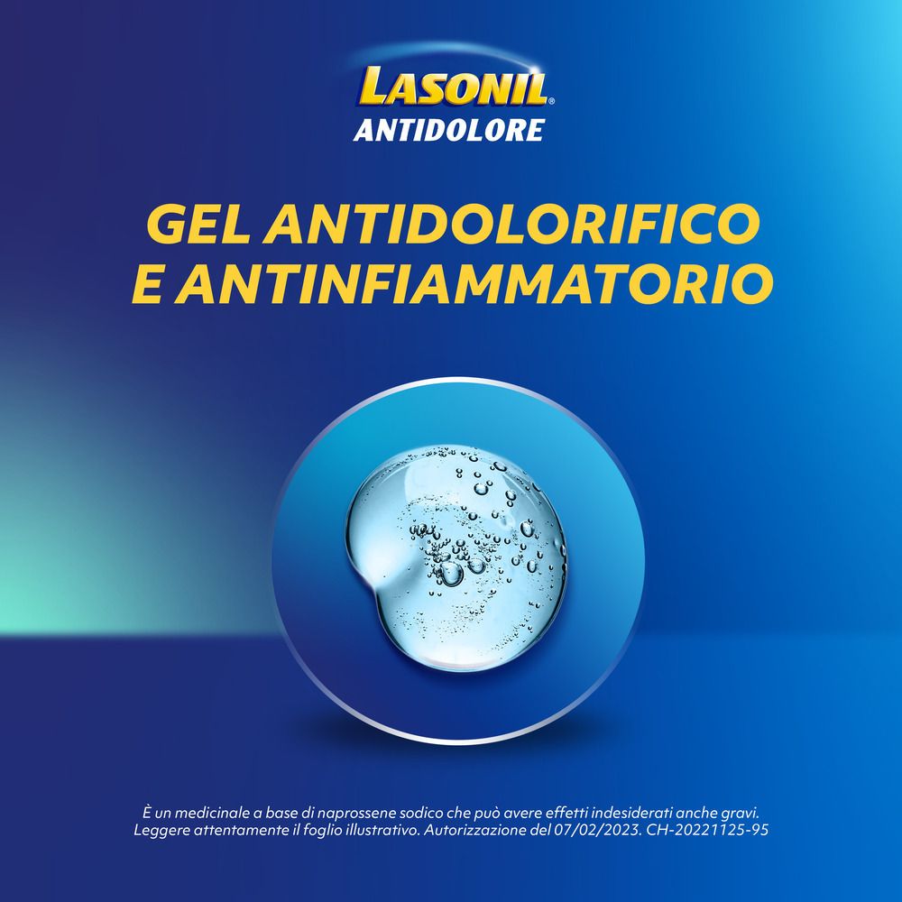 Lasonil Antidolore Gel Antinfiammatorio Dolori Muscolari e Articolari