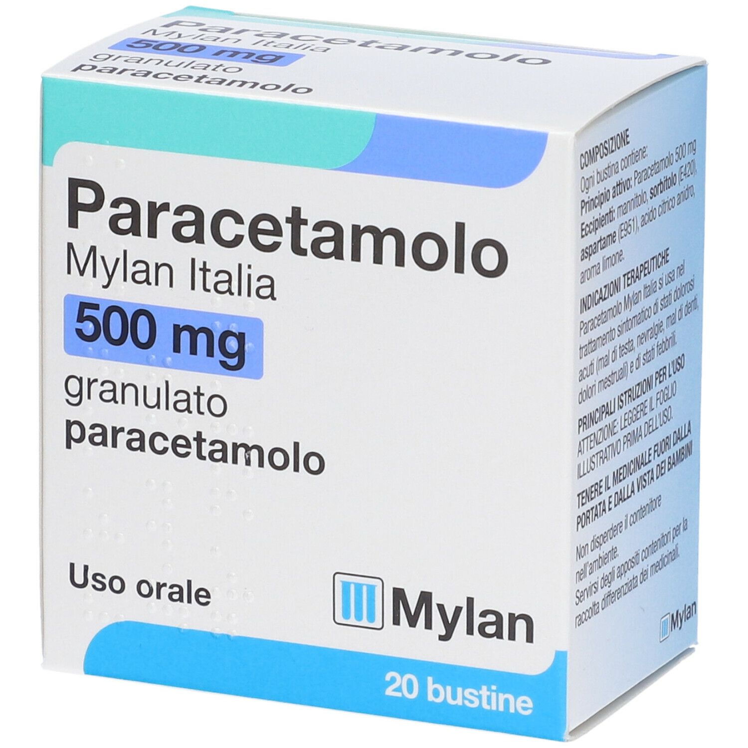 Mylan Paracetamolo Mylan Italia 500 Mg Granulato