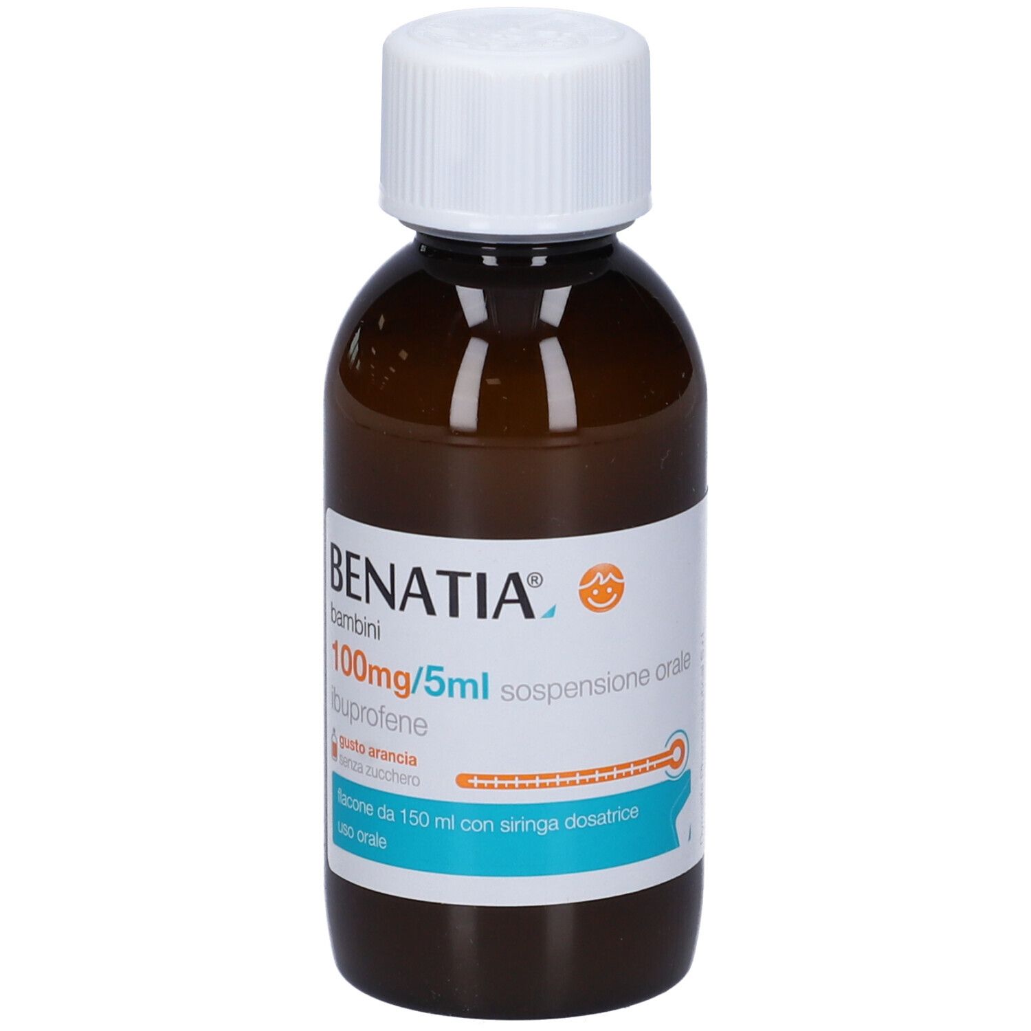 BENATIA Bambini 100mg/5ml sospensione orale gusto arancia senza zucchero