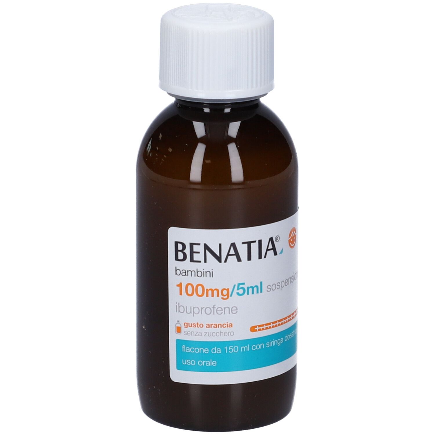 BENATIA Bambini 100mg/5ml sospensione orale gusto arancia senza zucchero