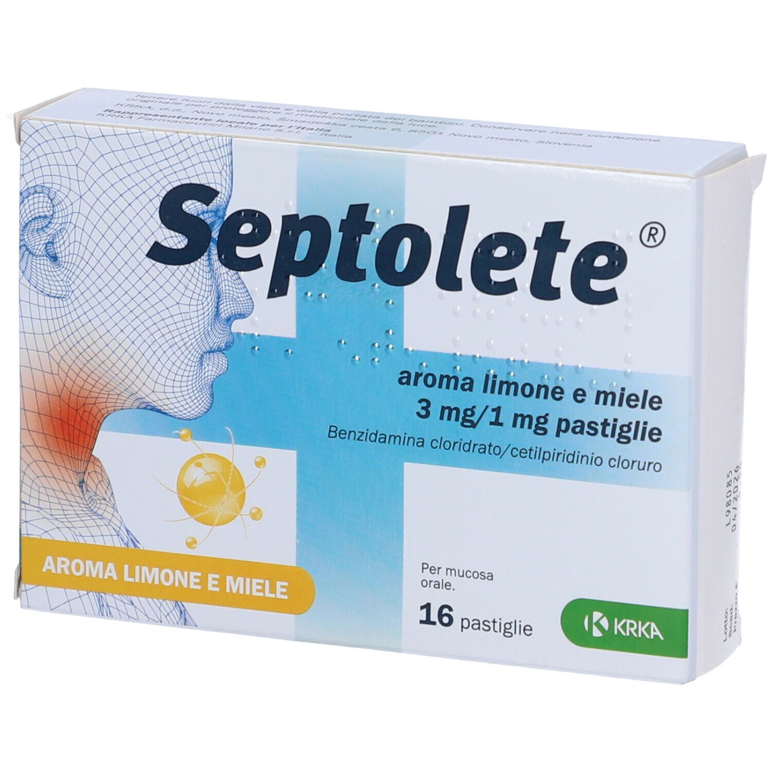 Septolete*16Past 3+1Mg Lim Mie