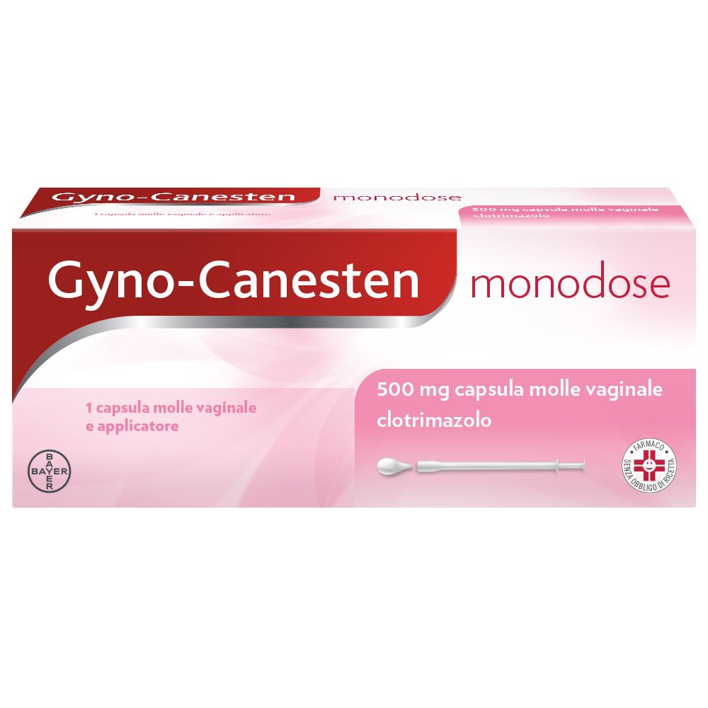 Gyno-Canesten Monodose per Candida, Prurito, Bruciore Intimo e Perdite