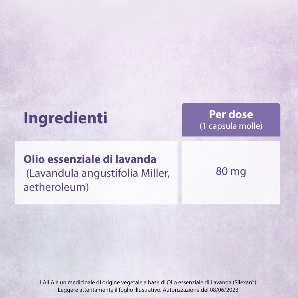 LAILA 80 mg Capsule Molli