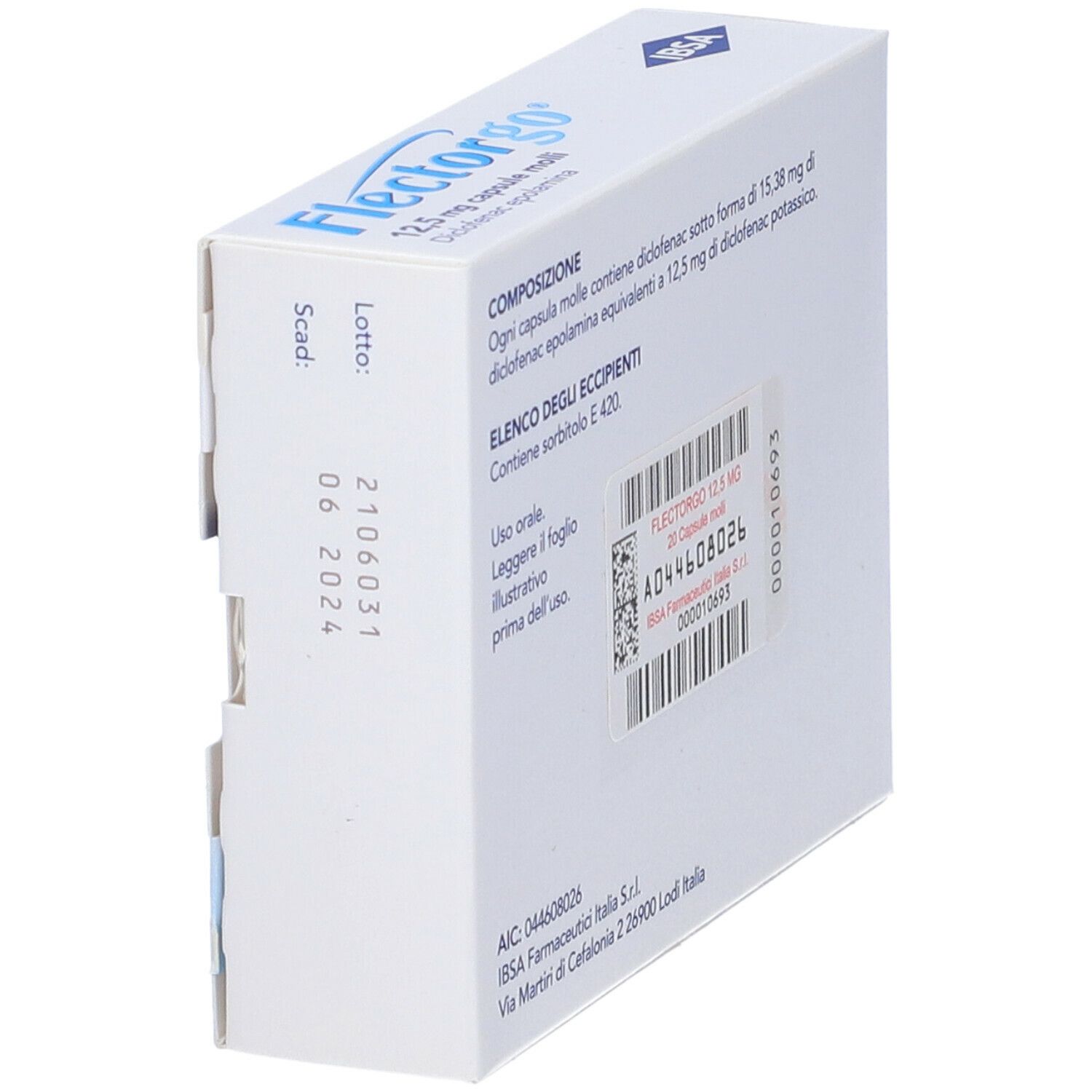 FLECTORGO 12,5 mg capsule molli