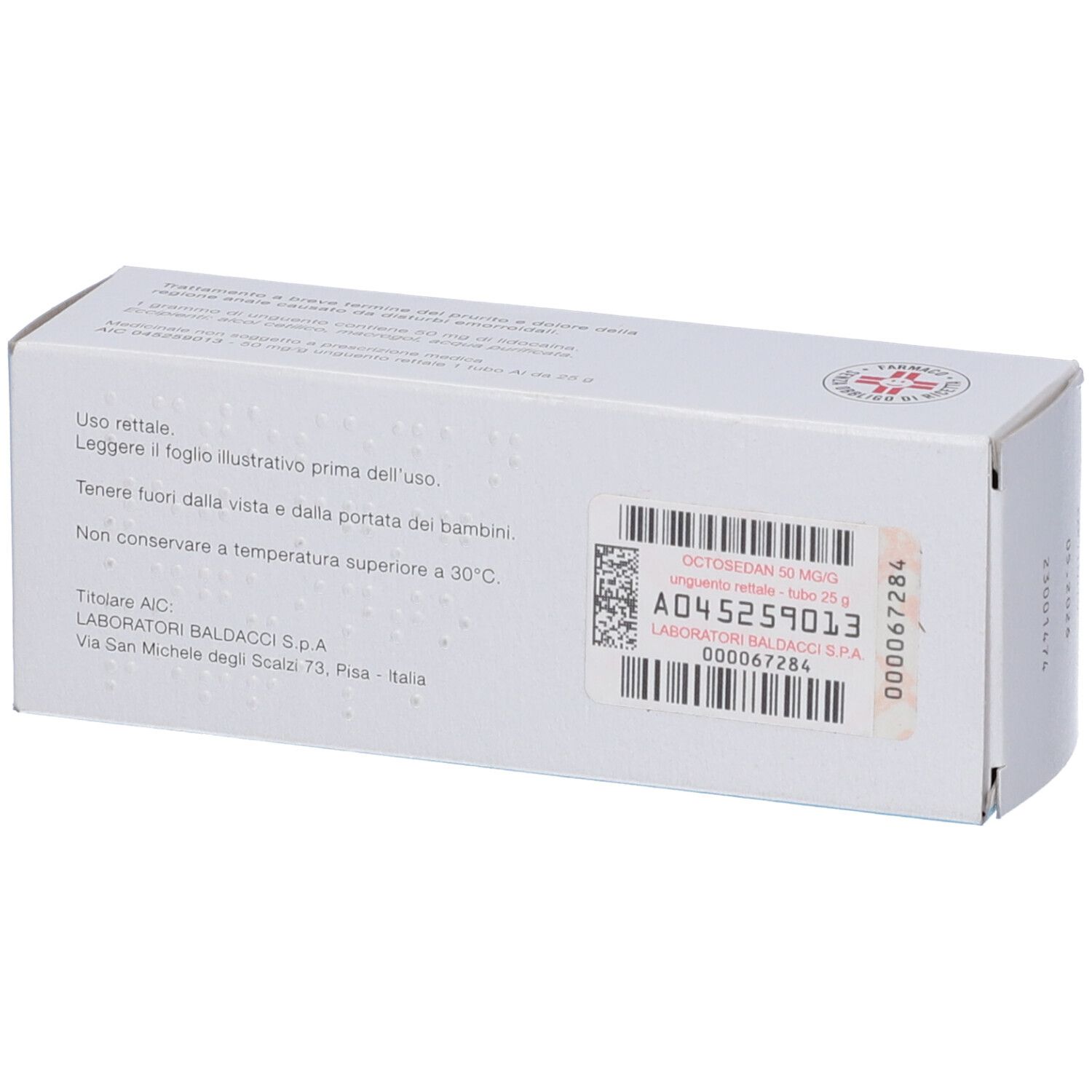 Octosedan Ung Rett 25 G 50 Mg/G