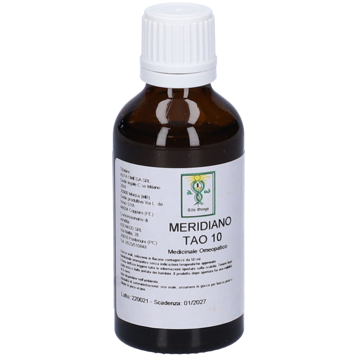 Meridiano Tao 10*Gocce Orali 50 Ml Flacone Contagocce