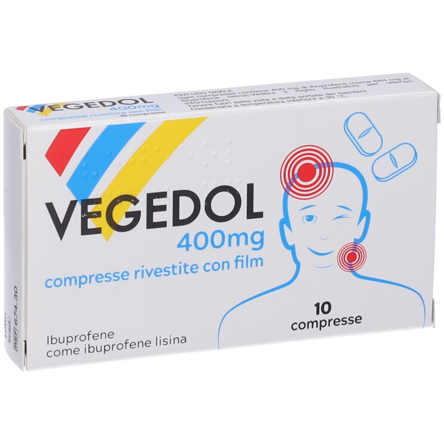 Vegedol 400 mg compresse rivestite con film