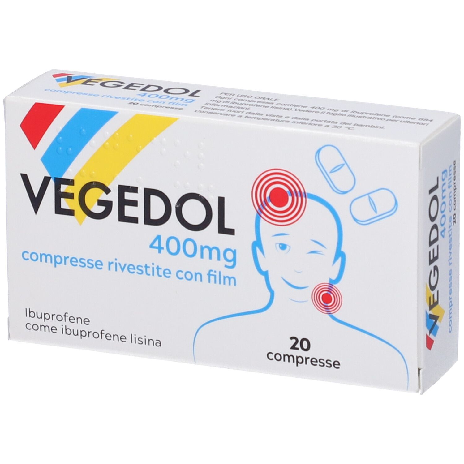Vegedol 400 mg compresse rivestite con film