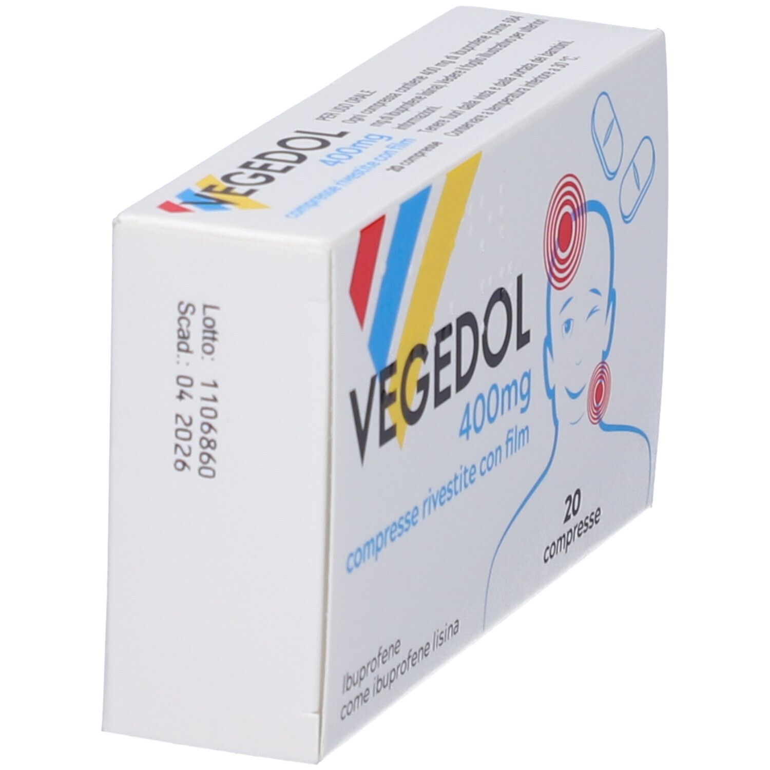 Vegedol 400 mg compresse rivestite con film