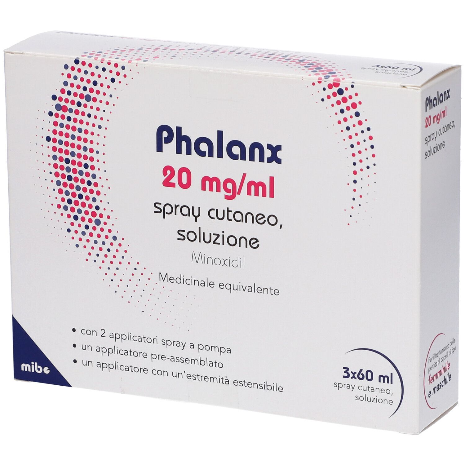 Phalanx Spray Cutaneo Soluzione 60 Ml 20 Mg/Ml 3 Flaconi