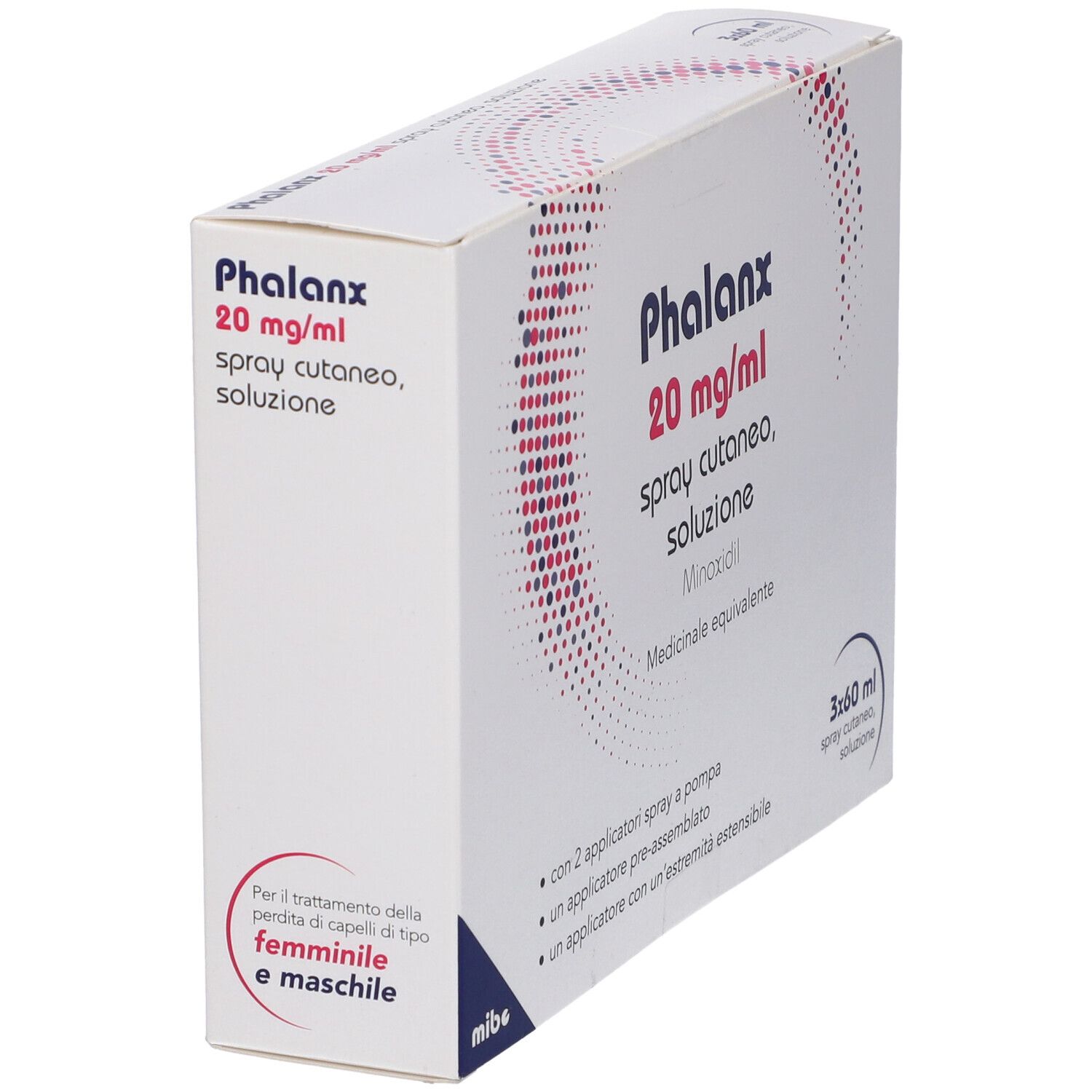 Phalanx Spray Cutaneo Soluzione 60 Ml 20 Mg/Ml 3 Flaconi