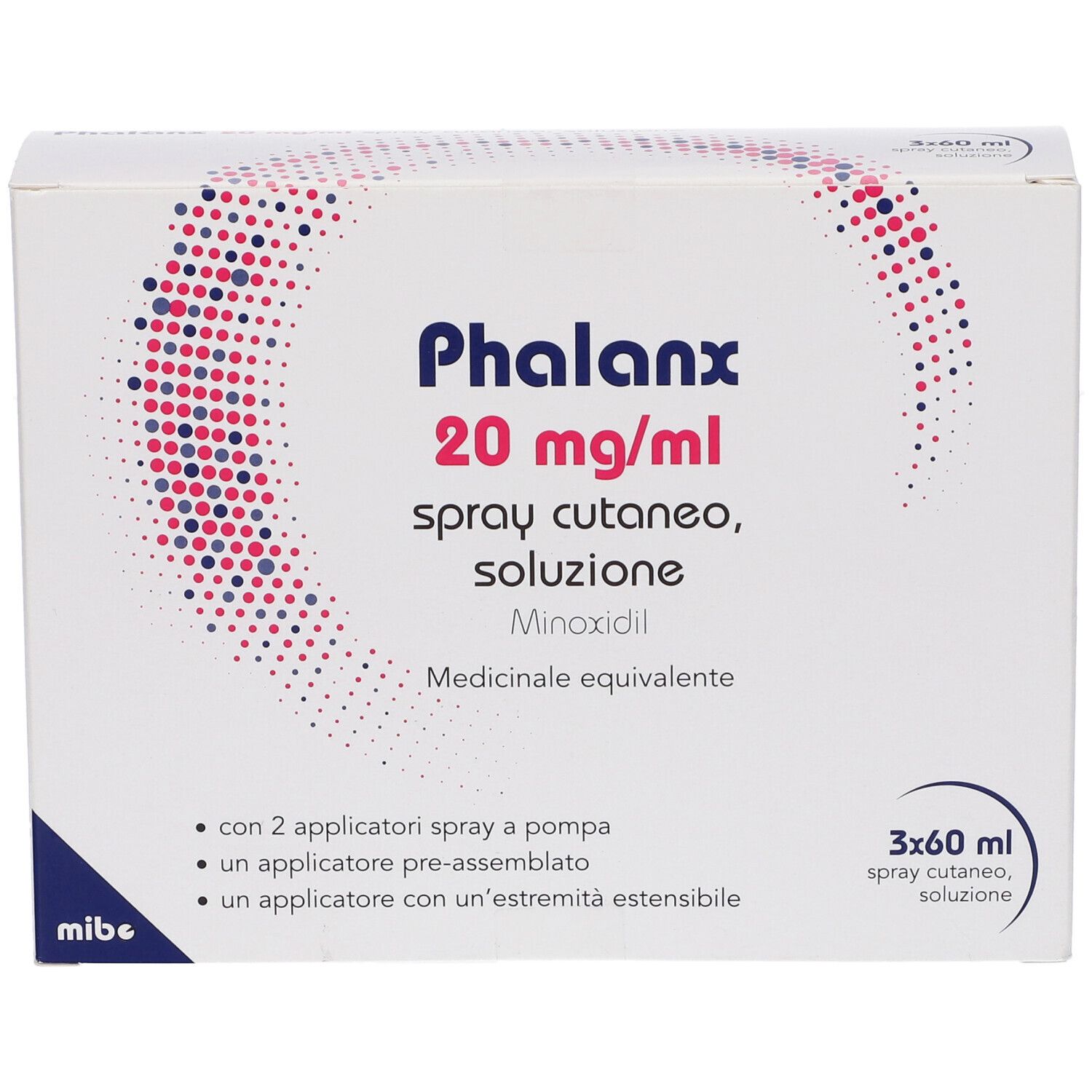 Phalanx Spray Cutaneo Soluzione 60 Ml 20 Mg/Ml 3 Flaconi