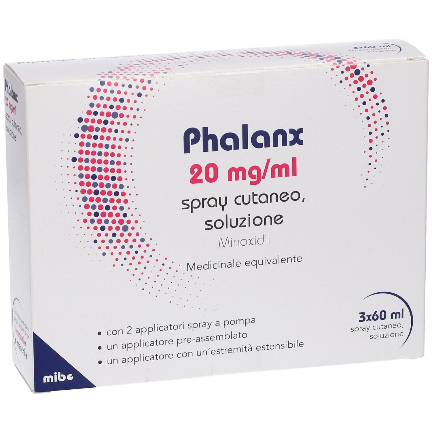 Phalanx Spray Cutaneo Soluzione 60 Ml 20 Mg/Ml 3 Flaconi