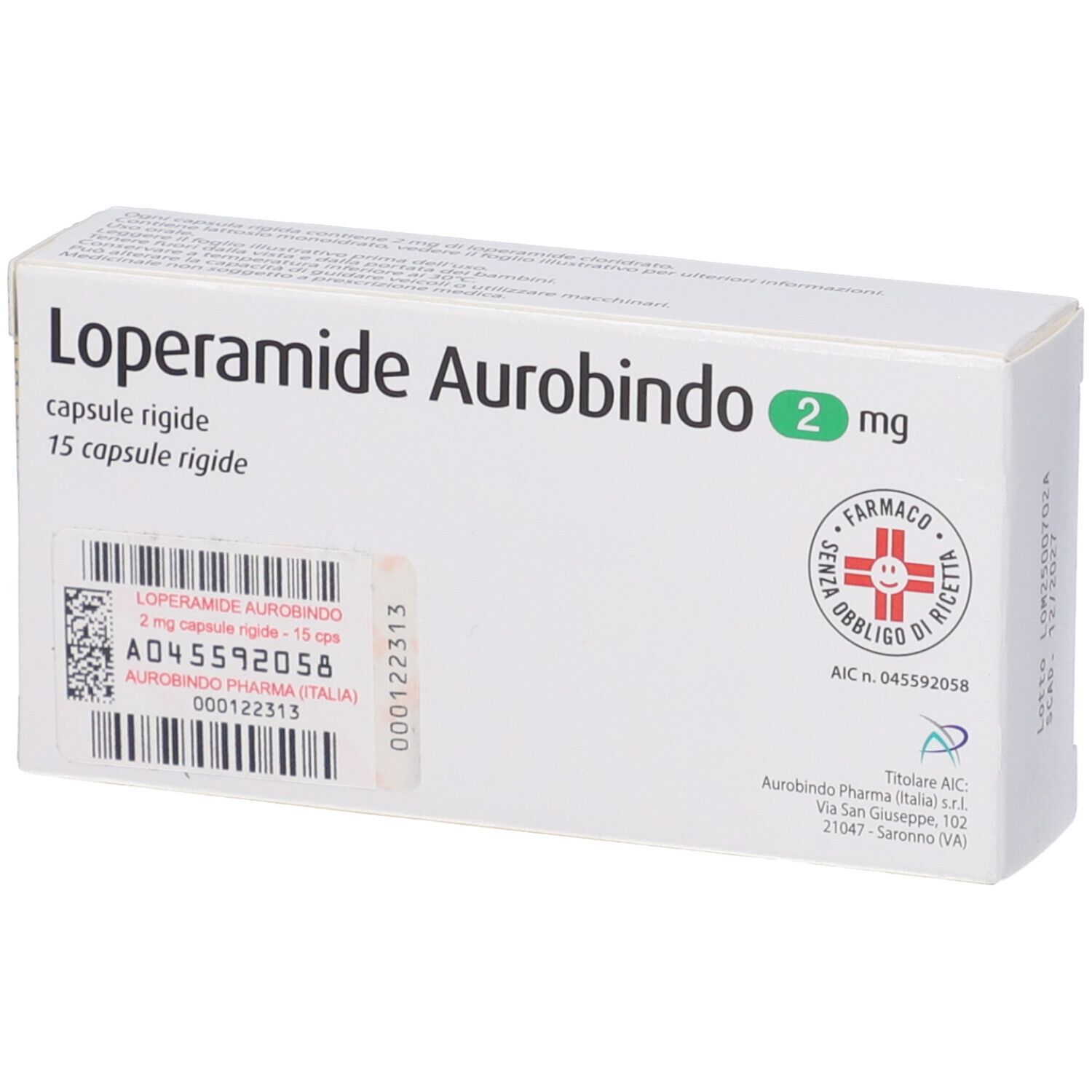Loperamide Aurobindo 2 mg capsule rigide