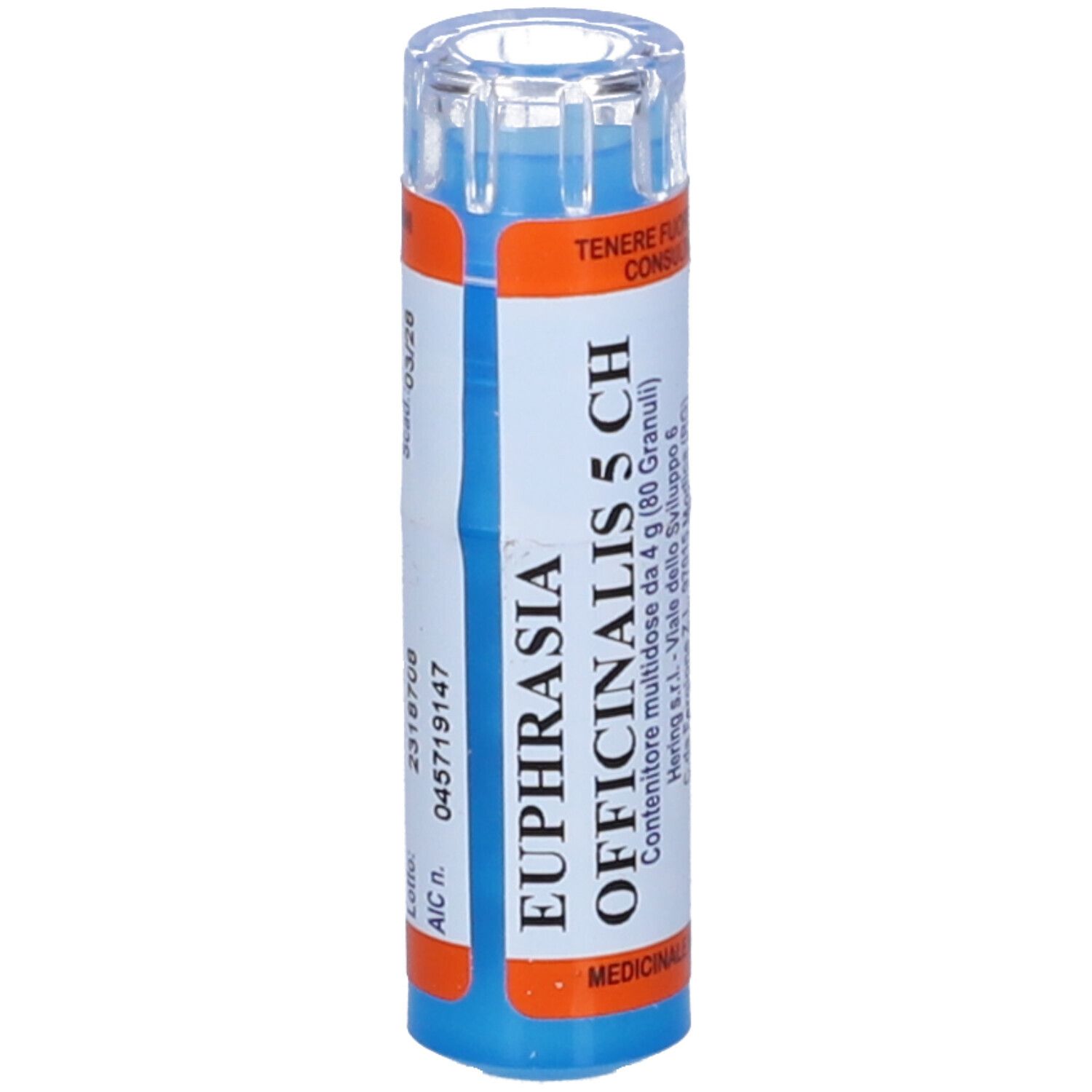 HERING Euphrasia Officinalis 80 Granuli 5 Ch Contenitore Multidose