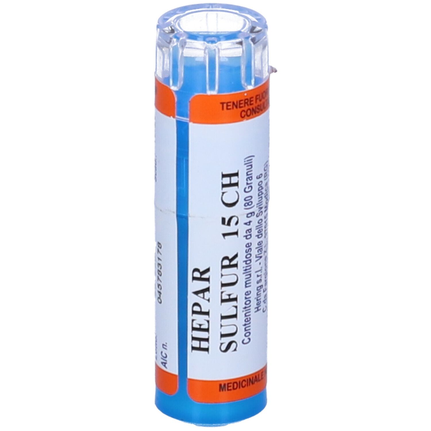 HERING Hepar Sulfur 80 Granuli 15 Ch Contenitore Multidose