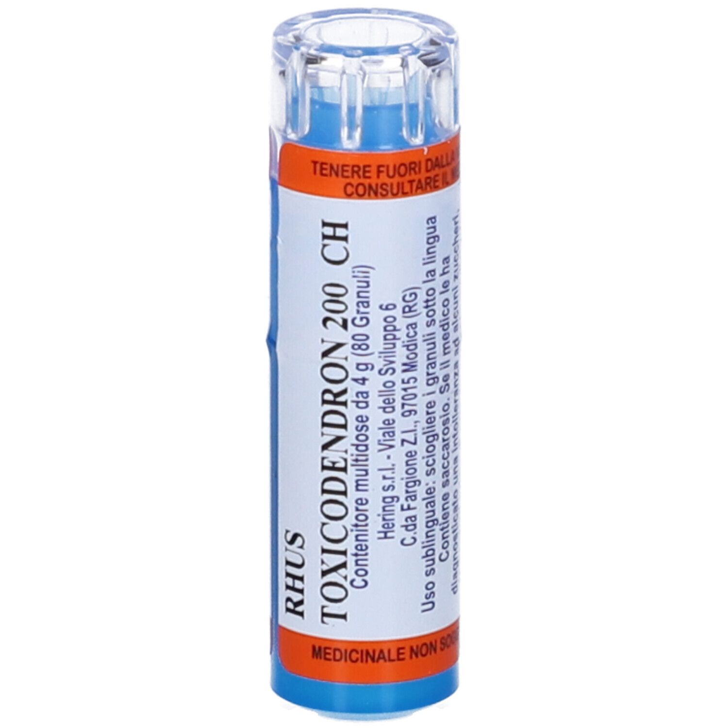 HERING Rhus Toxicodendron 80 Granuli 200 Ch Contenitore Multidose