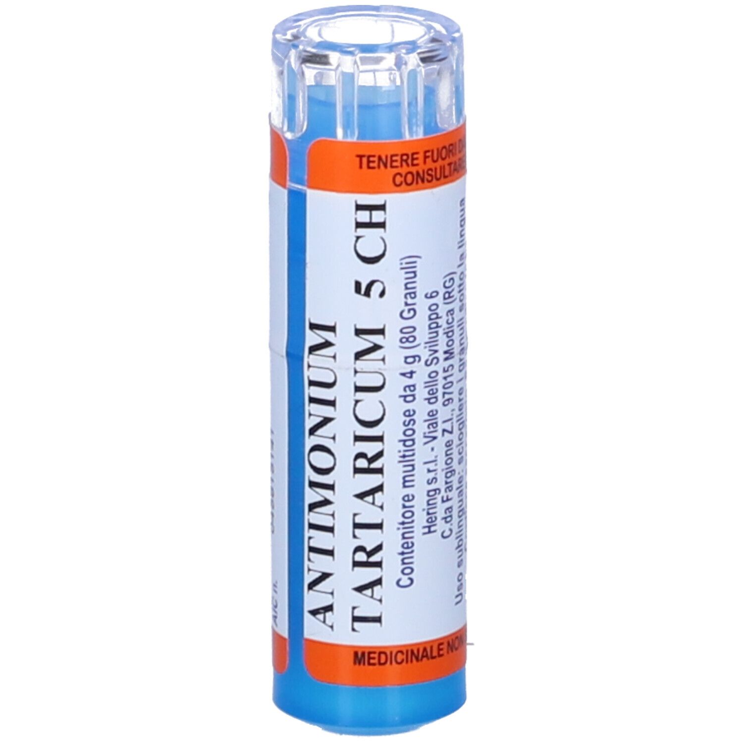 Hering Antimonium Tartaricum 80 Granuli 5 Ch Contenitore Multidose
