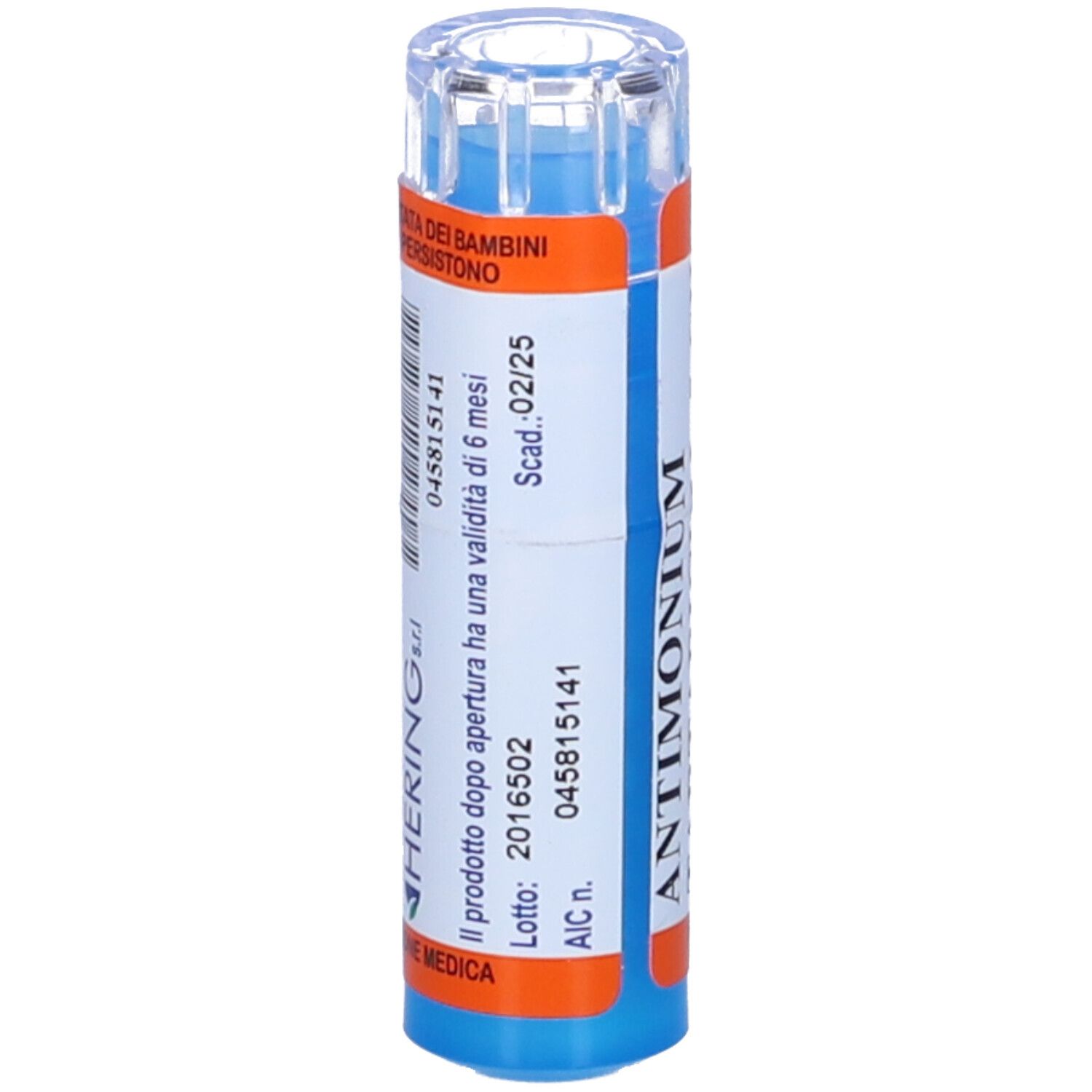 Hering Antimonium Tartaricum 80 Granuli 5 Ch Contenitore Multidose