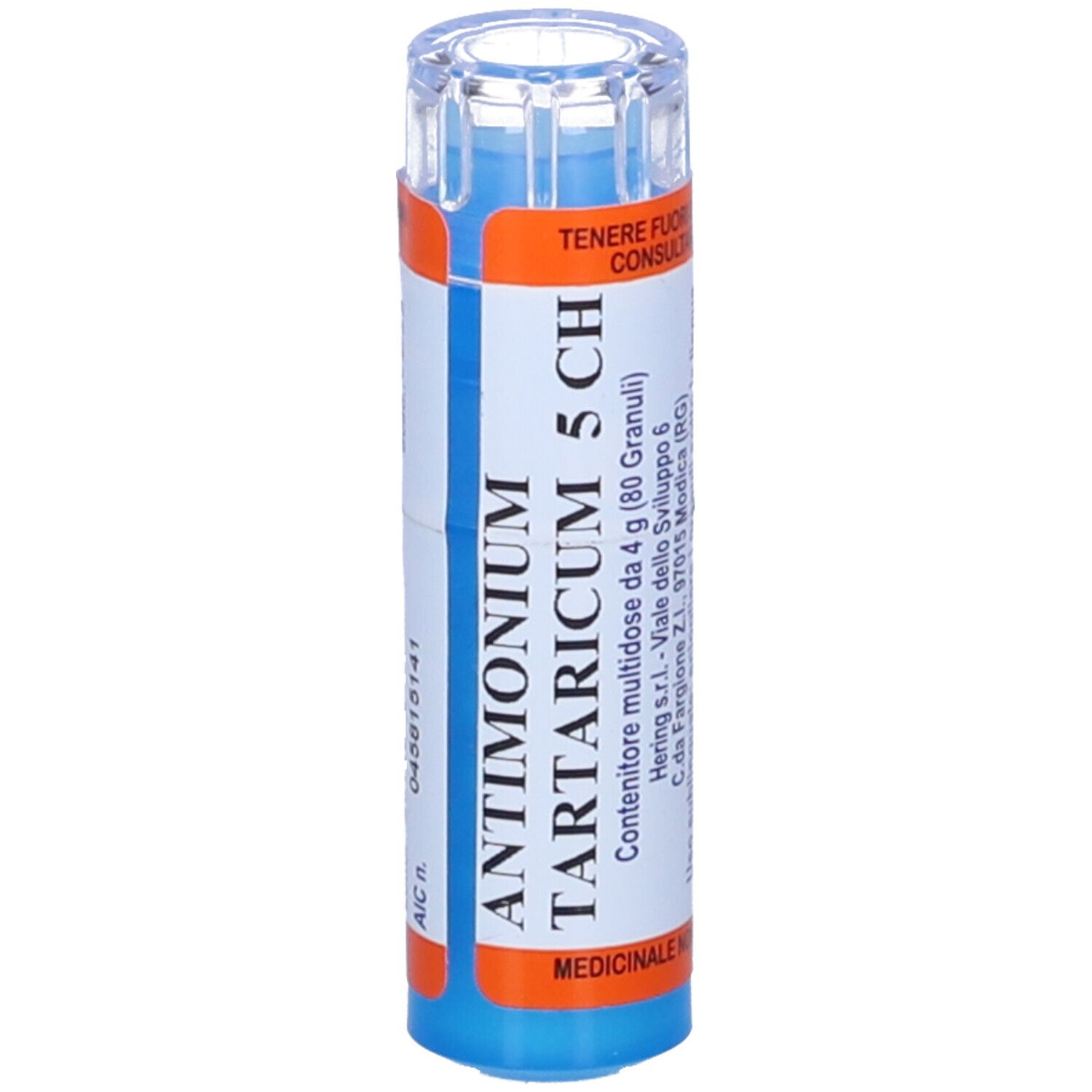 Hering Antimonium Tartaricum 80 Granuli 5 Ch Contenitore Multidose