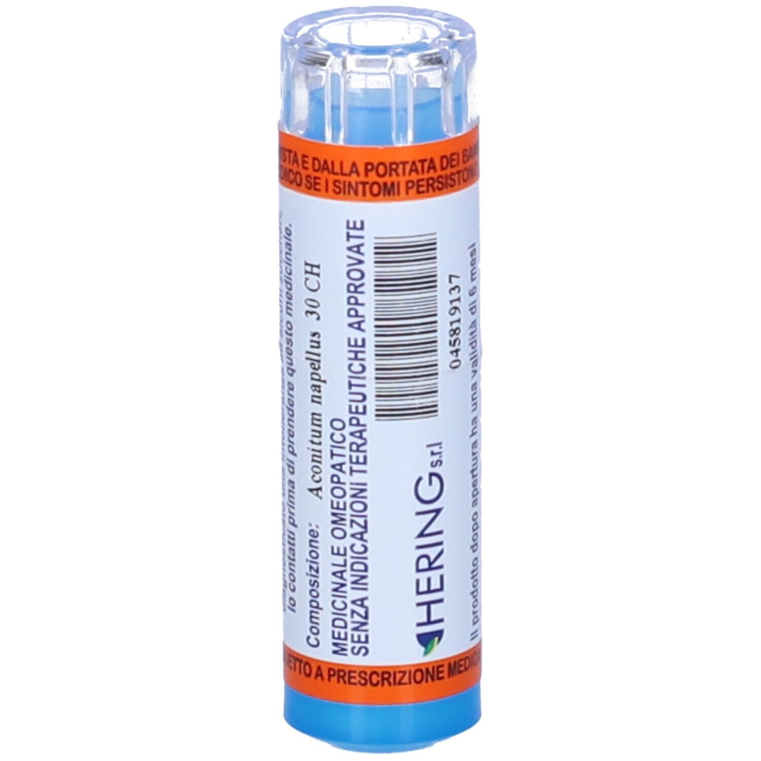 Hering Aconitum Napellus 80 Granuli 30 Ch Contenitore Multidose