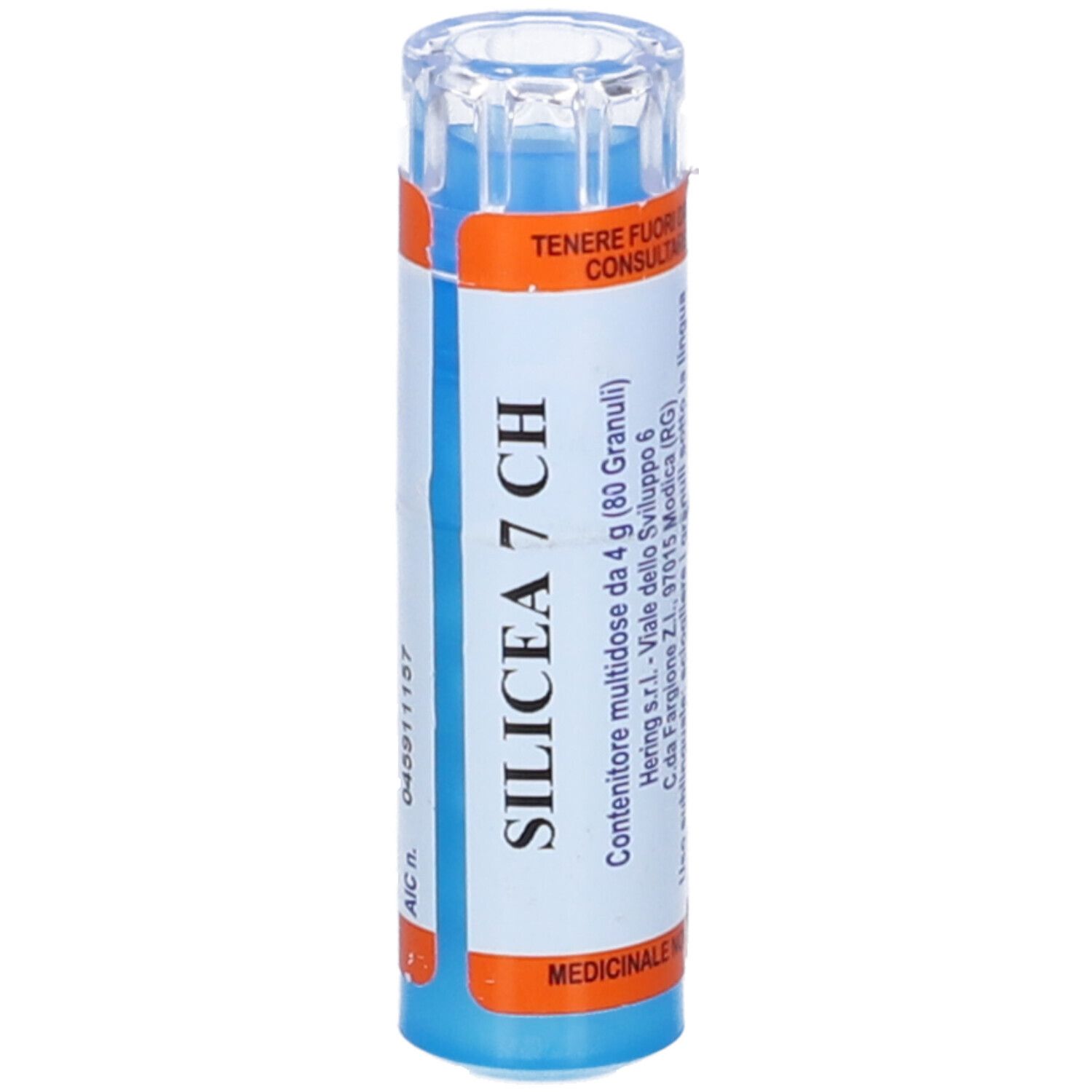 HERING Silicea 80 Granuli 7 Ch Contenitore Multidose