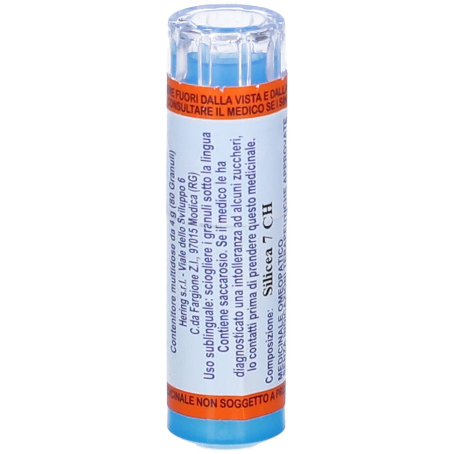HERING Silicea 80 Granuli 7 Ch Contenitore Multidose