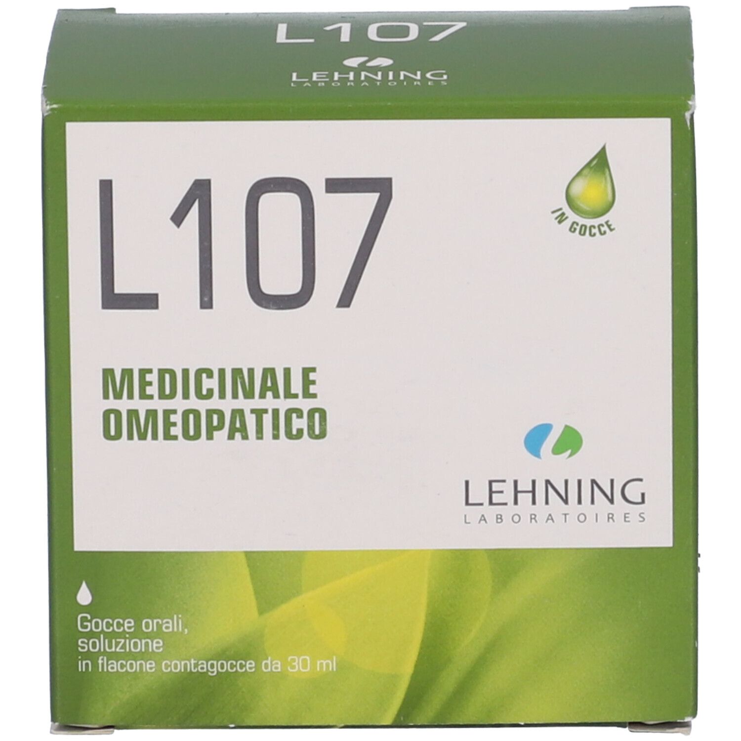 LEHNING L 107 Orale Gtt 30 Ml