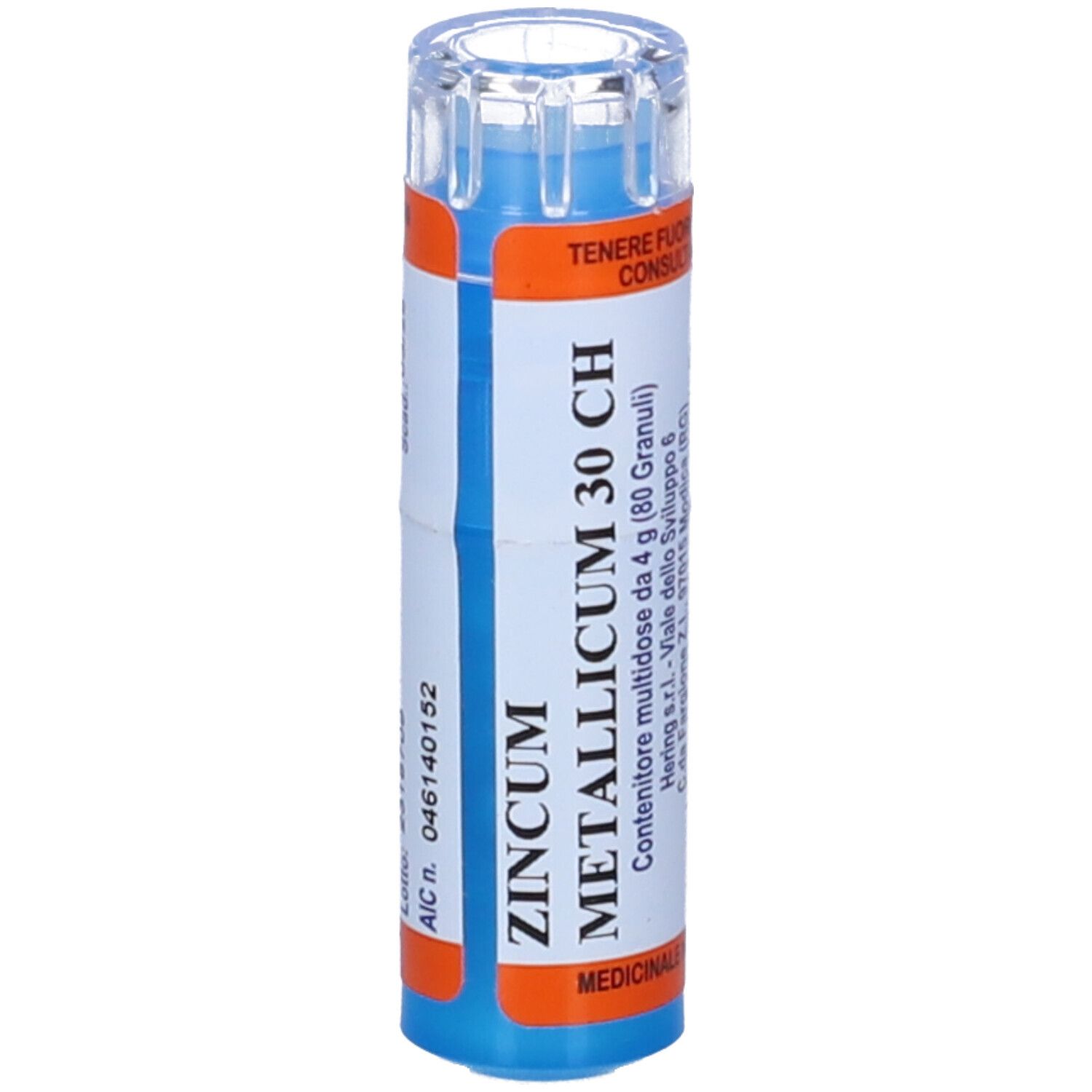 HERING Zincum Metallicum 80 Granuli 30 Ch Contenitore Multidose