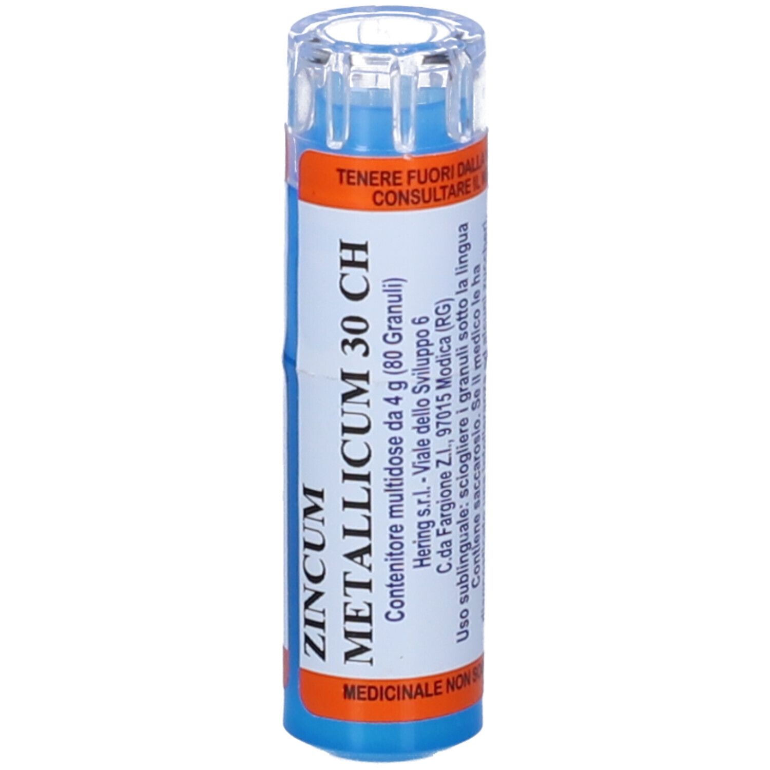 HERING Zincum Metallicum 80 Granuli 30 Ch Contenitore Multidose