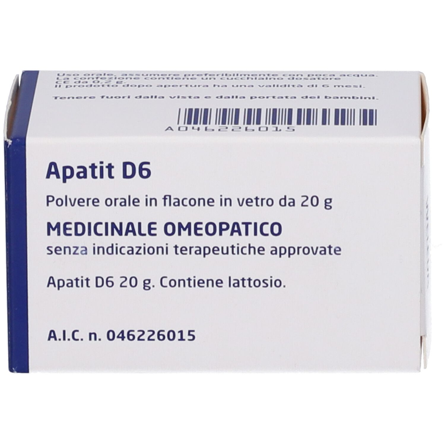 Apatit 6 Dh Orale Polv Flacone